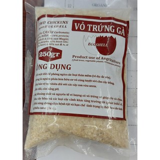 Vỏ Trứng Gà 250g bổ sung Canxi và Khoáng chất cho cây