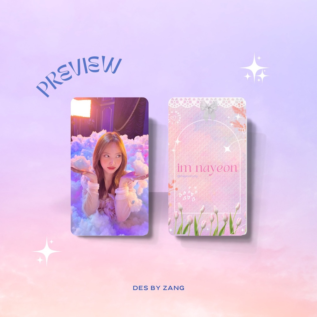 Card bo góc Nayeon  - Discombobulate shop
