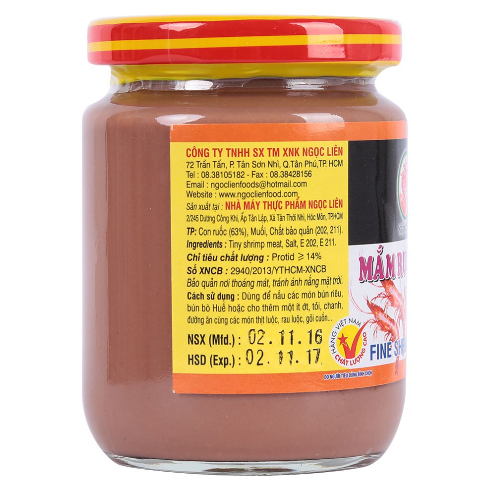 Mắm Ruốc Chà Ngọc Liên Hũ 250G