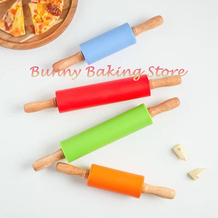 Cây lăn bột mì làm bánh bằng silicon