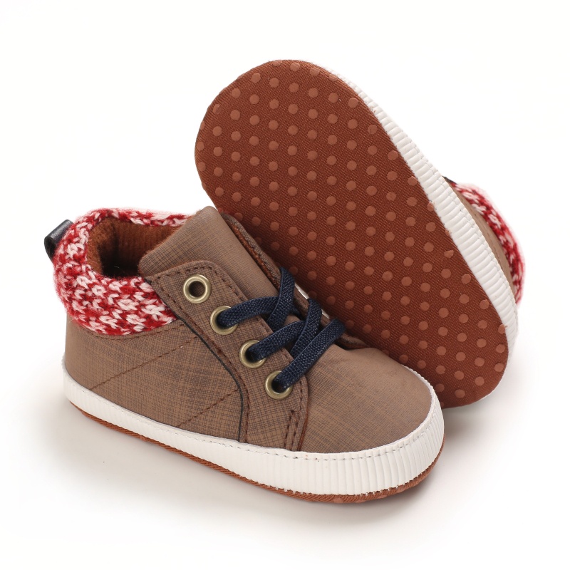 Giày Sneaker Đế Mềm Chống Trượt Cho Bé Từ 0-18 Tháng Tuổi