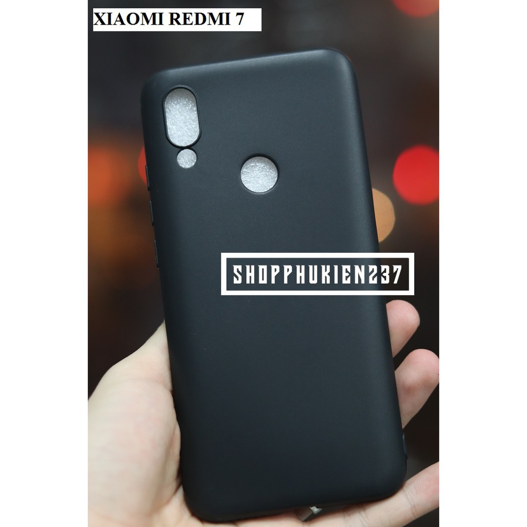 [Freeship toàn quốc từ 50k] Ốp Lưng Xiaomi Redmi 7 Ốp Dẻo Đen TPU Siêu Mỏng Ôm Máy Cao Cấp