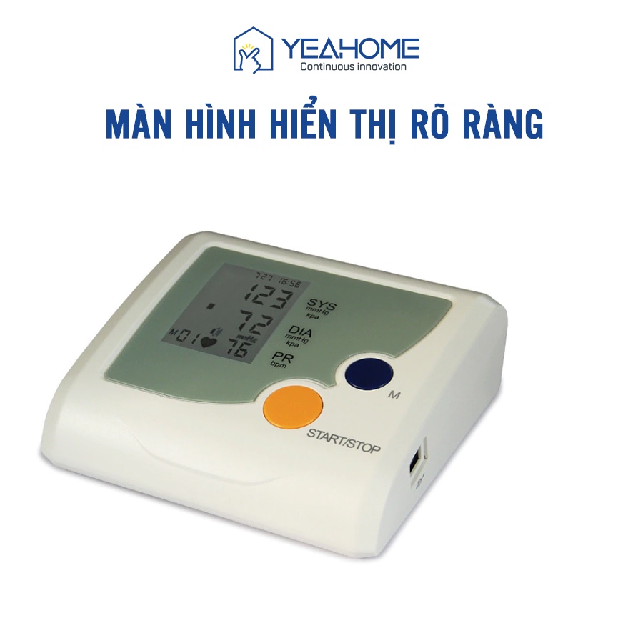 Máy đo huyết áp bắp tay NIBP CONTEC08D chính hãng, chứng nhận FDA Hoa Kỳ, Đo huyết áp, đo nhịp tim nhanh chính xác