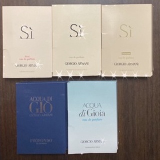 Vial nước hoa Sì Armani các loại