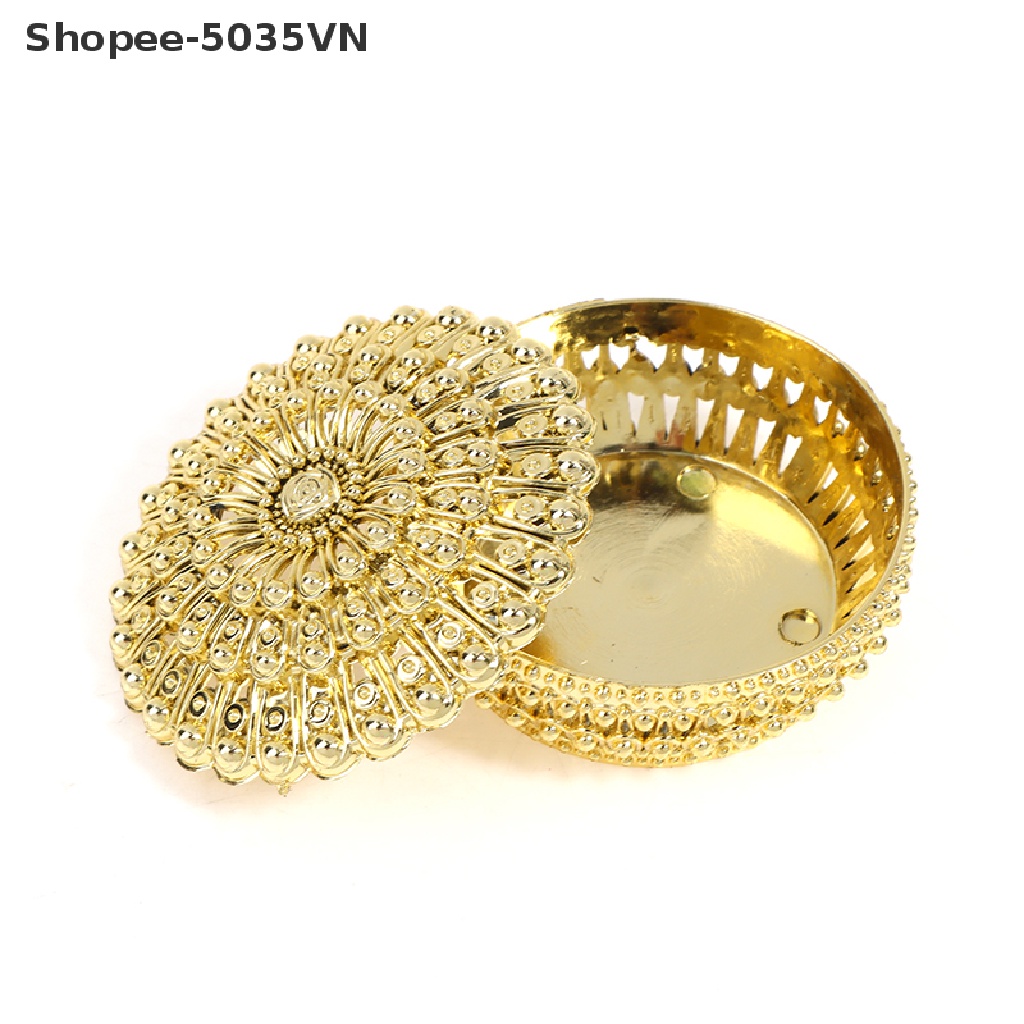 {AKIN} Hộp Đựng Bánh Kẹo Cưới Bằng Nhựa Lá Vàng Làm Quà Tặng Đám Cưới {akindofstar1.vn}