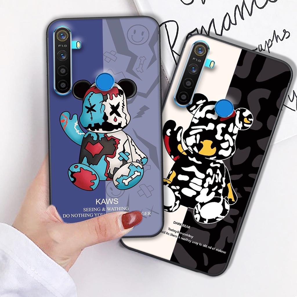 ỐP LƯNG REALME C3 -REALME C3I-REALME 5-REALME 5 PRO- REALME Q CỰC ĐẸP SIÊU ĐÁNG YÊU GẤU BEARBRICK ĐẸP