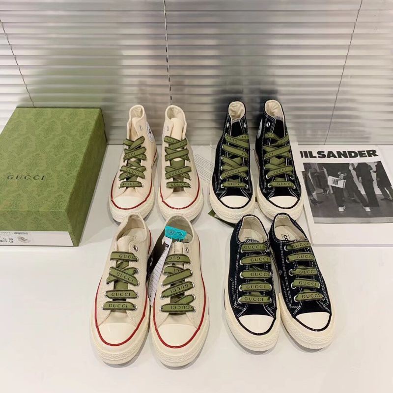 giày thể thao nam nữ cổ cao cổ thấp Gucci x Conv