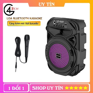 Mua Loa Karaoke Bluetooth Lz 4017 Công Suất 10W Kèm Micro- Loa Kéo Karaoke  Hát Karaoke Bluetooth Đèn LED RGB