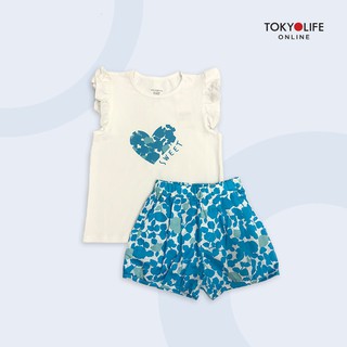 Bộ quần áo Bé gái TOKYOLIFE cổ tròn tay cánh tiên I4CLS500G thumbnail