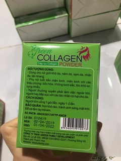 Diệp lục collagen