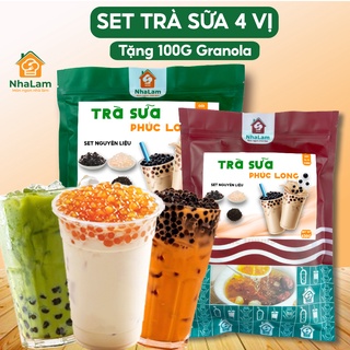 Trà Sữa Trân Châu Tự Pha Set Nguyên Liệu 25-30 Ly Phúc Long