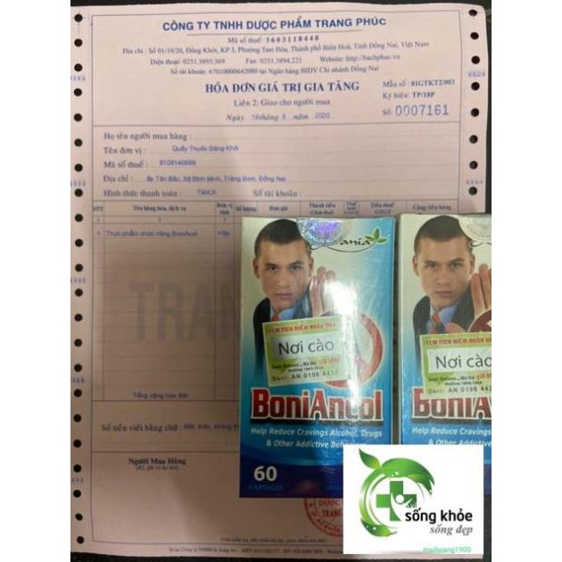 Boniancol- Hỗ Trợ Cai Rượu Hiệu Quả