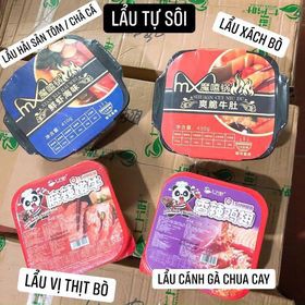 [Cực ngon - sale] Lẩu tự sôi trùng khánh vị LẨU HẢI SẢN TÔM /CHẢ CÁ, LẨU LÒNG BÒ, LẨU THỊT BÒ, LẨU CÁNH GÀ CHUA CAY