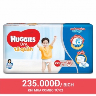 tã quần huggies size XXL 38