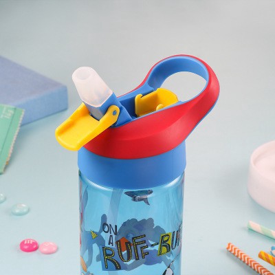 ❤️ Cốc tập uống trẻ em, cốc chống rò rỉ, cốc chống rơi hoạt hình, cốc thể thao học sinh