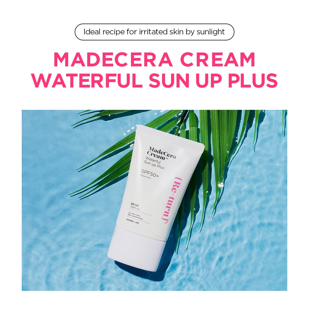 Kem Chống Nắng Cấp Ẩm Dịu Da SKINRx LAB MadeCera Cream Waterful Sun up Plus SPF50+ 50ml GomiMall