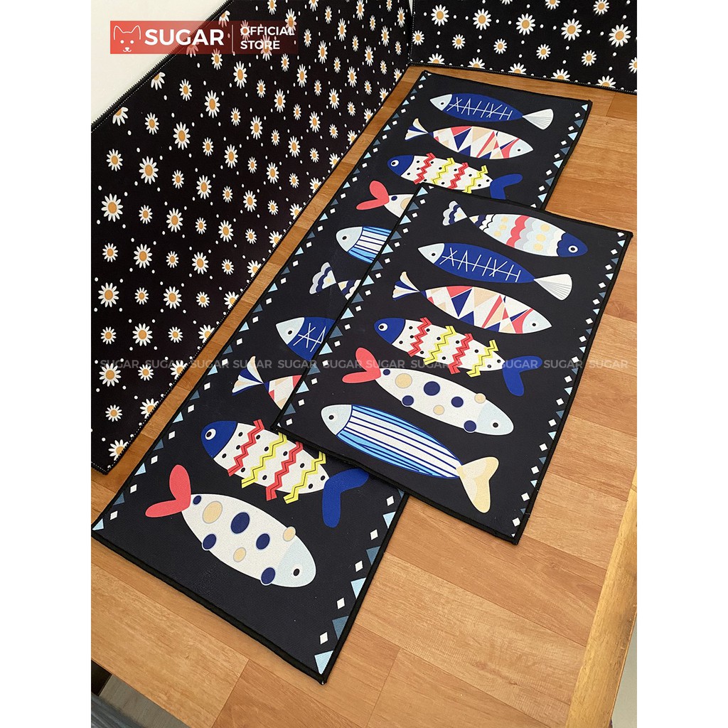 THẢM BẾP - THẢM LAU CHÂN CAO CẤP HIỆN ĐẠI ĐÁY CHỐNG TRƯỢT AN TOÀN - HÌNH DỄ THƯƠNG