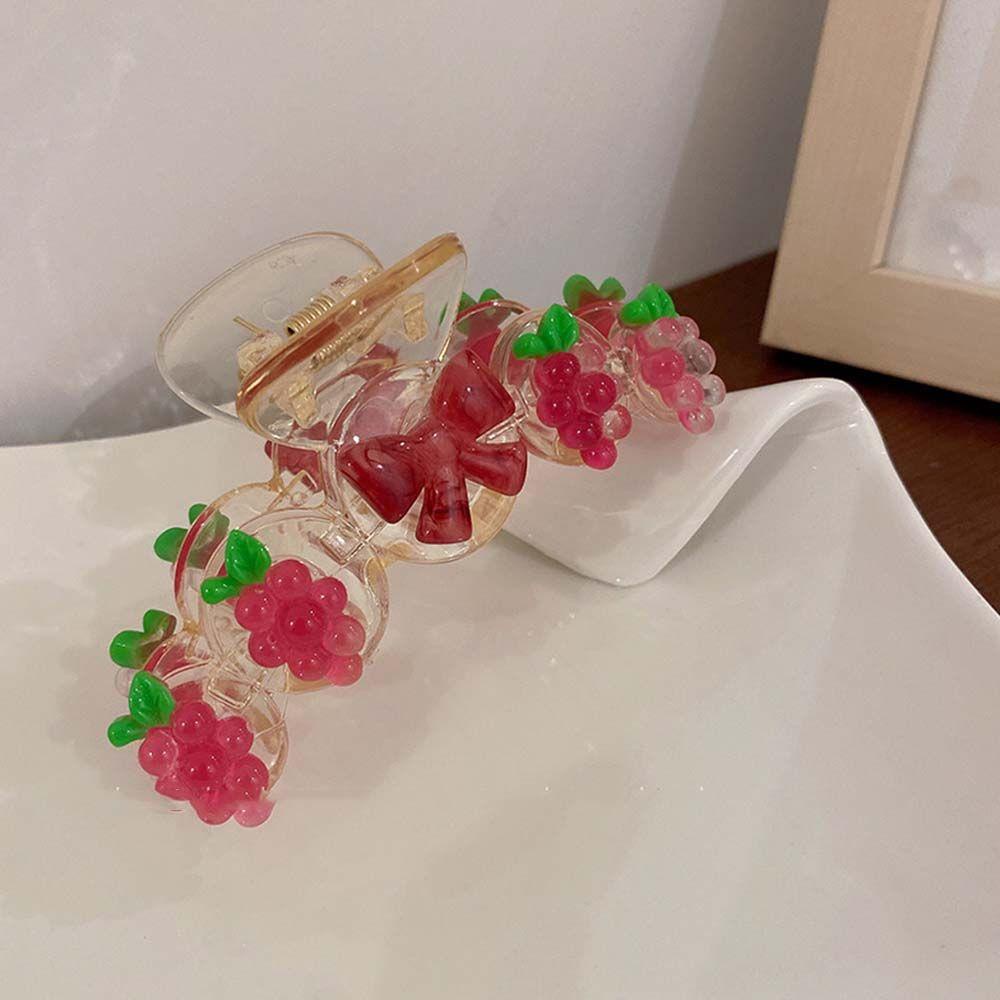 TWINKLE Kẹp Tóc Càng Cua Trong Suốt Phong Cách Hàn Quốc Cho Nữ