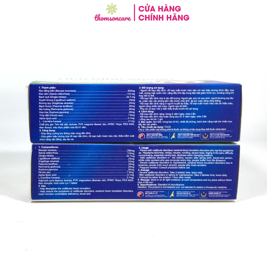 Tiền Đình Khang hỗ trợ giảm rối loạn tiền đình - Chính hãng | BigBuy360 - bigbuy360.vn