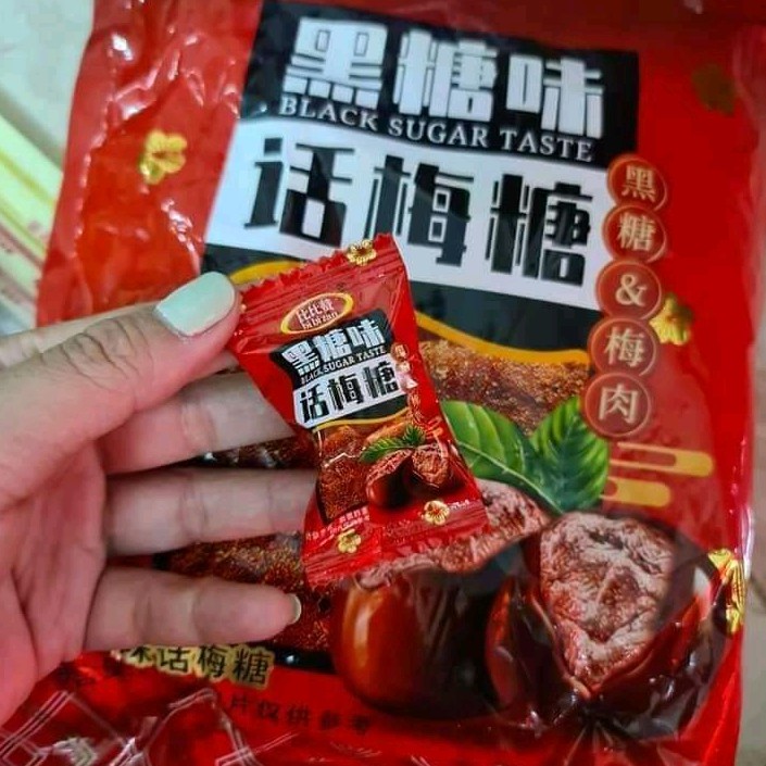 KẸO XÍ MUỘI ĐƯỜNG ĐEN （>30 viên / bịch 300g）