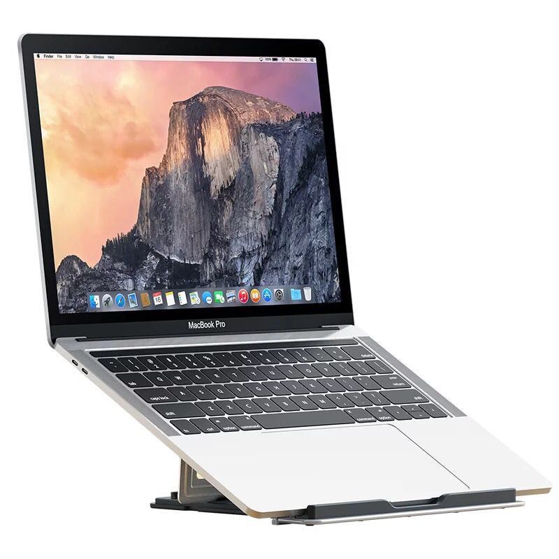 Giá Đỡ Laptop / Notebook 4 Ngăn Bằng Hợp Kim Nhôm Tản Nhiệt Độ Cao | BigBuy360 - bigbuy360.vn