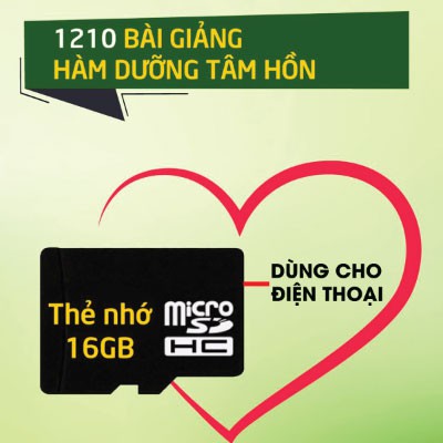 Thẻ nhớ 1210 bài pháp thoại hàm dưỡng tâm hồn