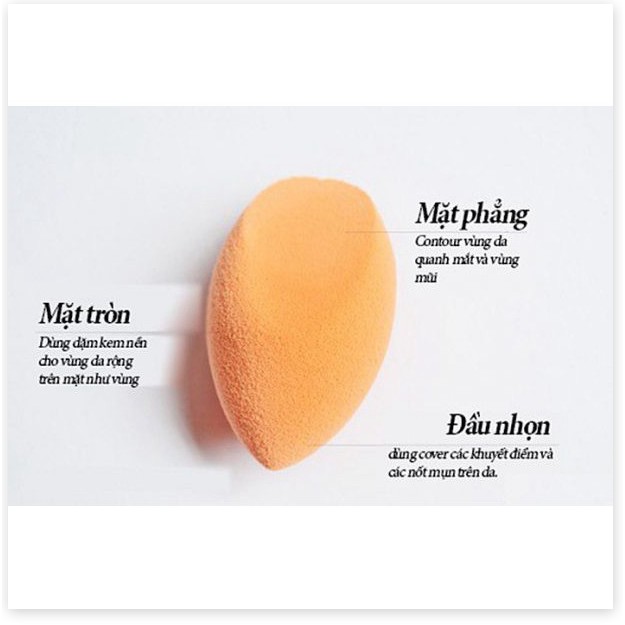 [Mã giảm giá mỹ phẩm chính hãng] Mút Tán Kem Nền Real Techniques Base Miracle Complexion Sponge