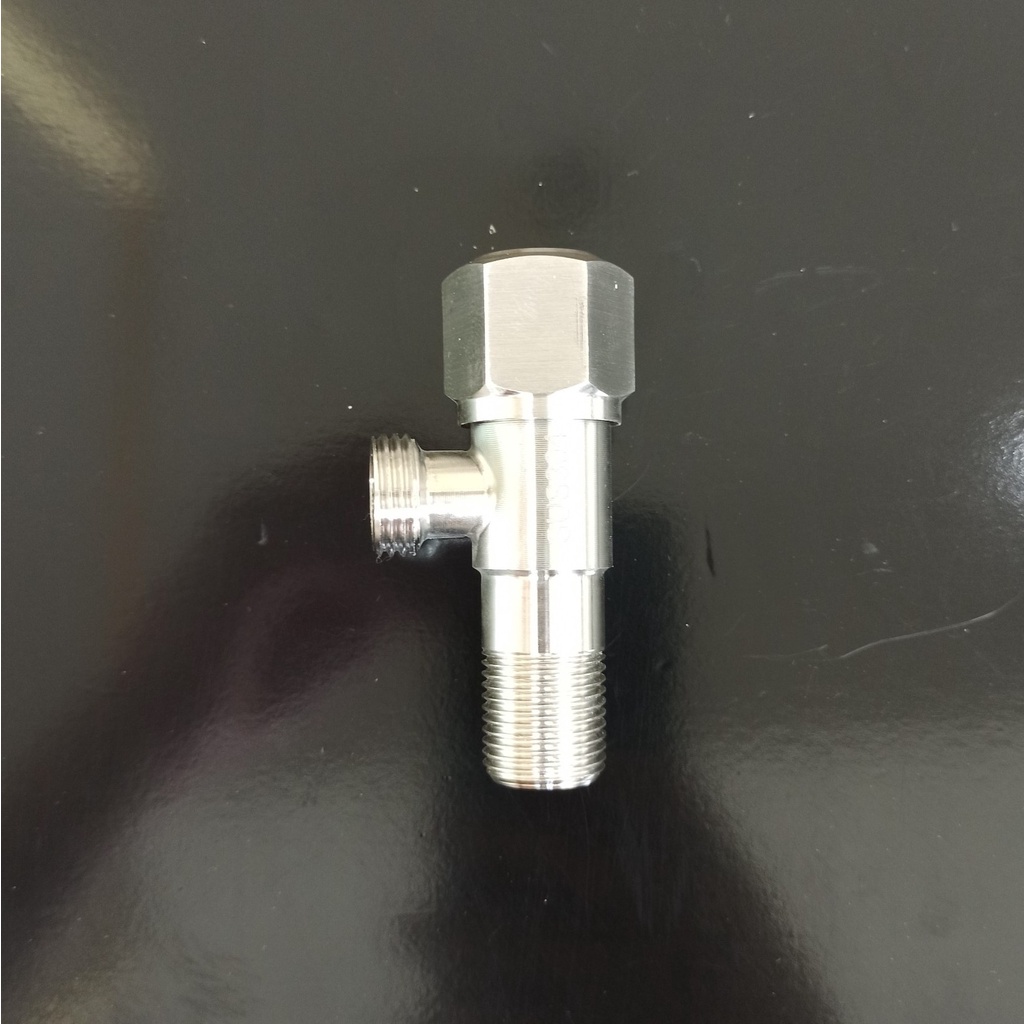Van F van chia nước cho vòi xịt vệ sinh và bồn cầu. Giảm áp chia bòn cầu INOX SUB 304