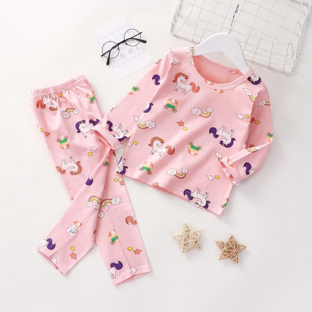 BT26 (10-38kg) Bộ thun cotton Hàn tay dài thu đông bé trai gái, siêu thấm hút-THỜI TRANG TRẺ EM