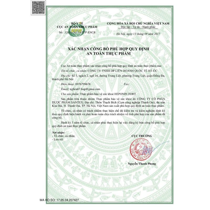 HEPONIN FORT hộp 50 viên hoặc lọ 50 viên - HEPONIN GOLD hộp 20 ống uống