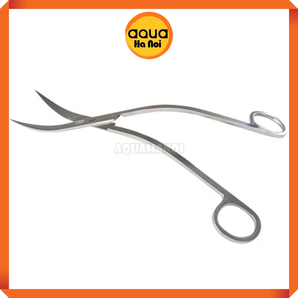Kéo lượn sóng cắt tỉa cây thủy sinh Jusuo - inox không gỉ - 25cm