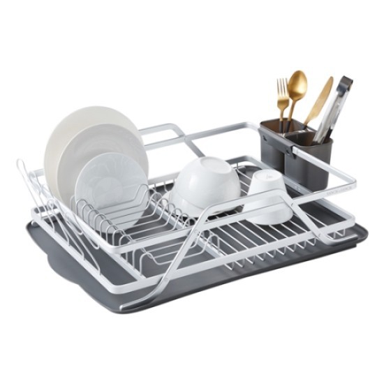 Kệ bát đĩa bằng nhôm Lock&amp;Lock Aluminum Wave Dish Rack LDR205