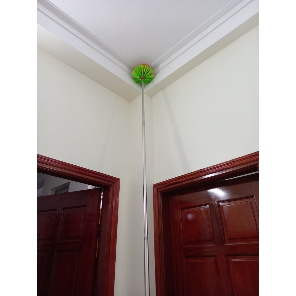 CHỔI QUÉT MẠNG NHỆN,CÂY VỆ SINH TRẦN NHÀ ĐA NĂNG,ĐỒ LAU BỤI TRÊN CAO,SÀO MÓC ĐỒ,KÈM THEO ĐẦU MÓC VÀ BÔNG CHỔI