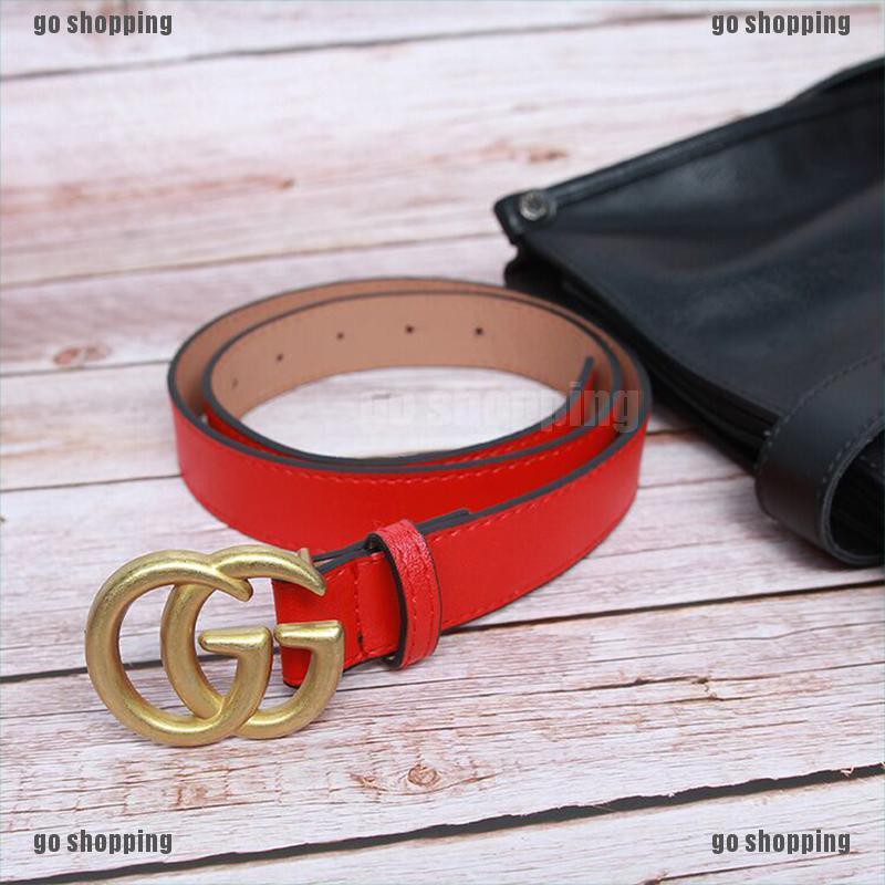 {go shopping}Children's Korean Style Fashion Leather Buckle Belt