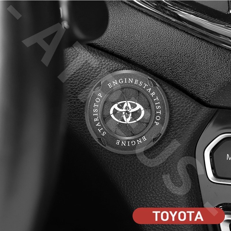 Vòng Trang Trí Nút Khởi Động Xe Hơi Toyota Avanza Rush Kijiang Innova Calya Razie Yaris Corolla Cross Altis Agya Veloz