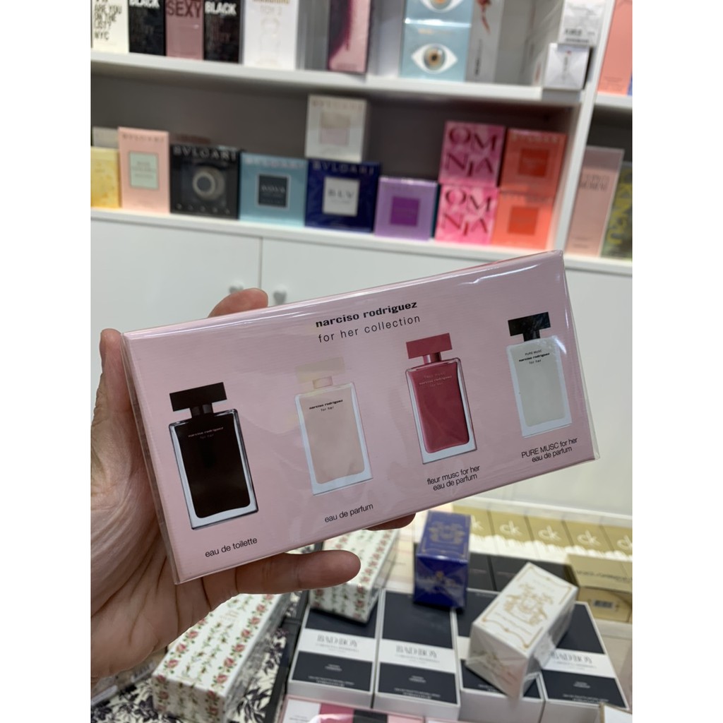 SET nước hoa Narciso Rodriguez For Her Mini 4 chai | Thế Giới Skin Care