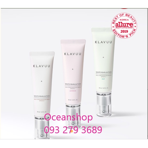 Kem Lót Klavuu White Pearlsation Deal Actress Backstage Cream Spf30 PA++