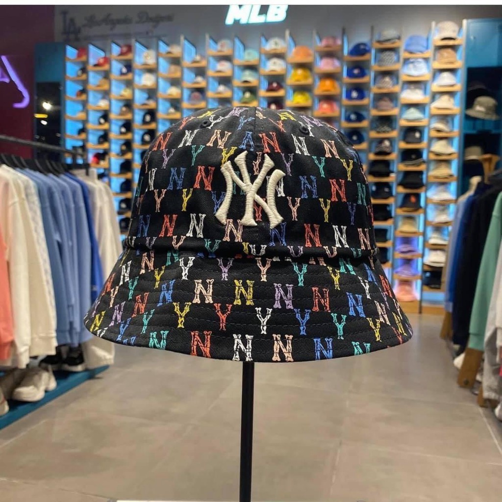 Nón Vành MLB Thời Trang Hàn Quốc Monogram Bucket HAT Đủ Màu N06
