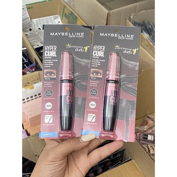 Mascara làm dài và cong mi Maybelline Hyper Curl Waterproof không lem lâu trôi