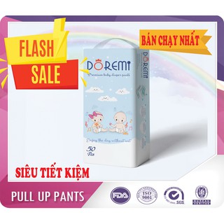 Tã bỉm quần DOREMI 10 miếng dùng thử size M10/L10/XL10/XXL10/XXXL10