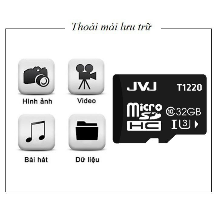 [HÀNG TỐT] Thẻ nhớ 2G/4G/8G/16G/32G/64G JVJ microSDHC chuyên dụng CAMERA, lưu trữ hình ảnh âm thanh chuẩn