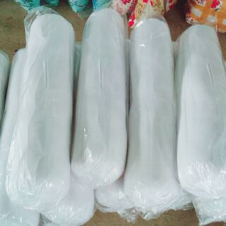 combo 2 gối ôm 35x100 kate trắng xịn