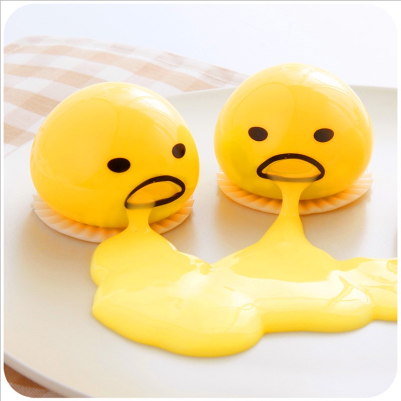 Đồ Chơi Slime Hình Lòng Đỏ Trứng Lười Biếng Lòng Đỏ Trứng