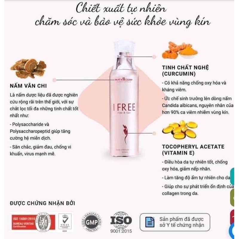 DUNG DỊCH VỆ SINH IFREE