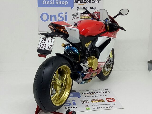 DUCATI 1199 PANIGALE TRICOLORE 1/12 TAMIYA MÔ HÌNH XE ĐỘ PÔ