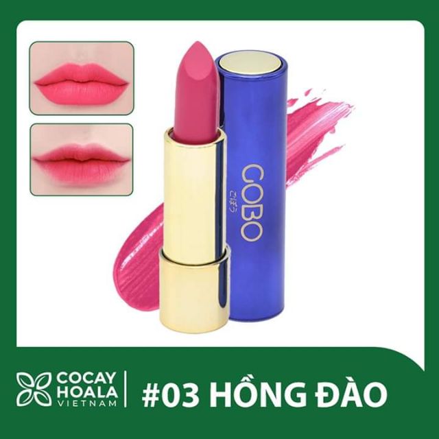 [Tặng pad silicon rửa mặt] Son GOBO Naturrle Lipstick | BigBuy360 - bigbuy360.vn