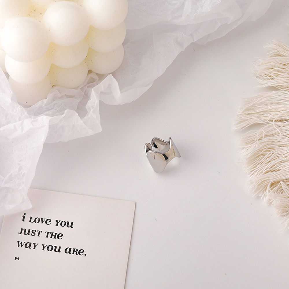 Nhẫn Đeo Tay Kim Loại Hình Trái Tim Đính Đá Thời Trang Cho Nữ