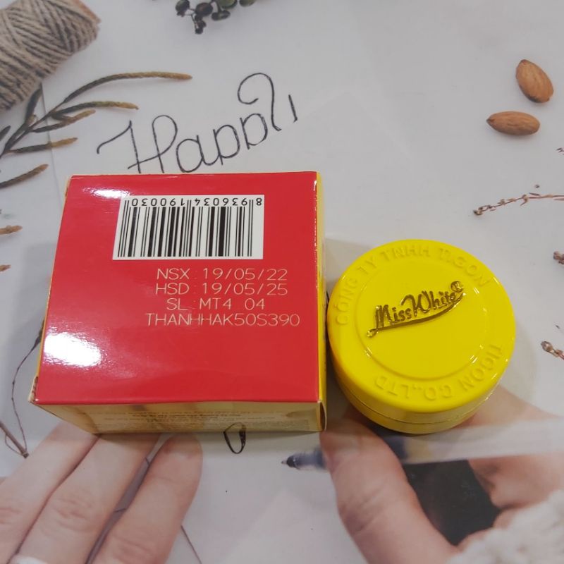 Kem mụn và thâm Miss white 12g