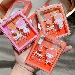 Bảng Phấn Mắt Cute 8 Ô Kèm 2 Ô Phấn Má