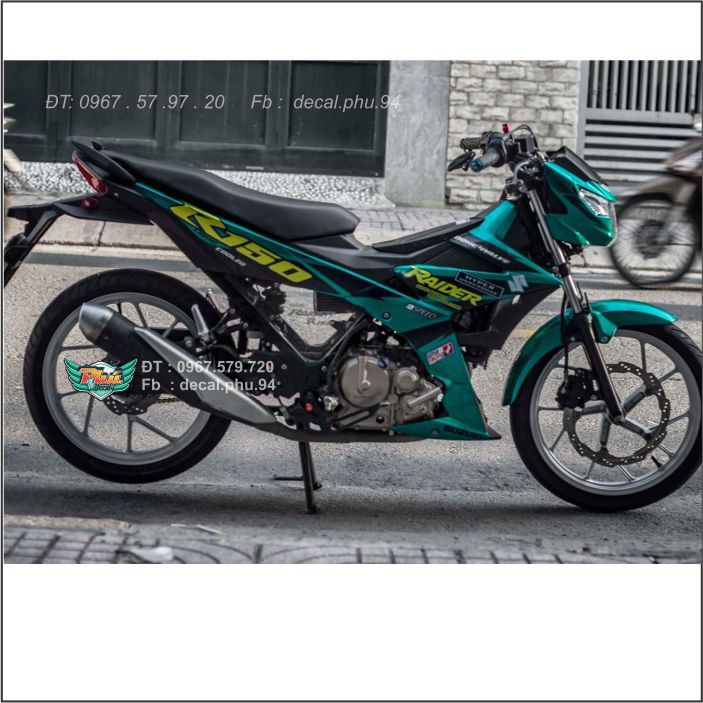Tem Rời Raider Xanh Lục bảo (C)